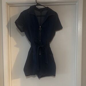 Denim Blue Jumpsuit